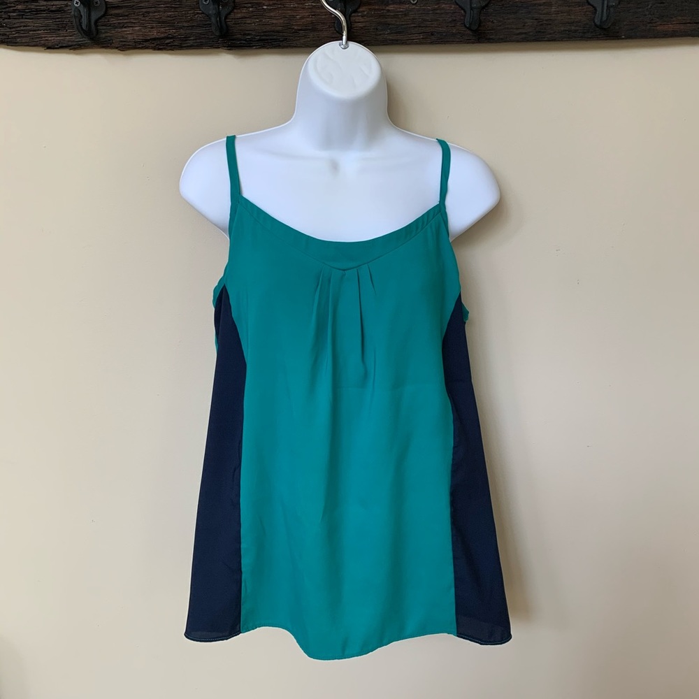 NY&Co Teal and Navy Tank
